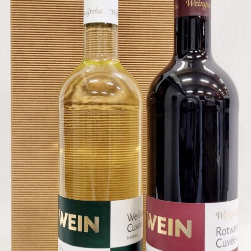 „Weinklang Duo“ in neutraler Geschenkverpackung